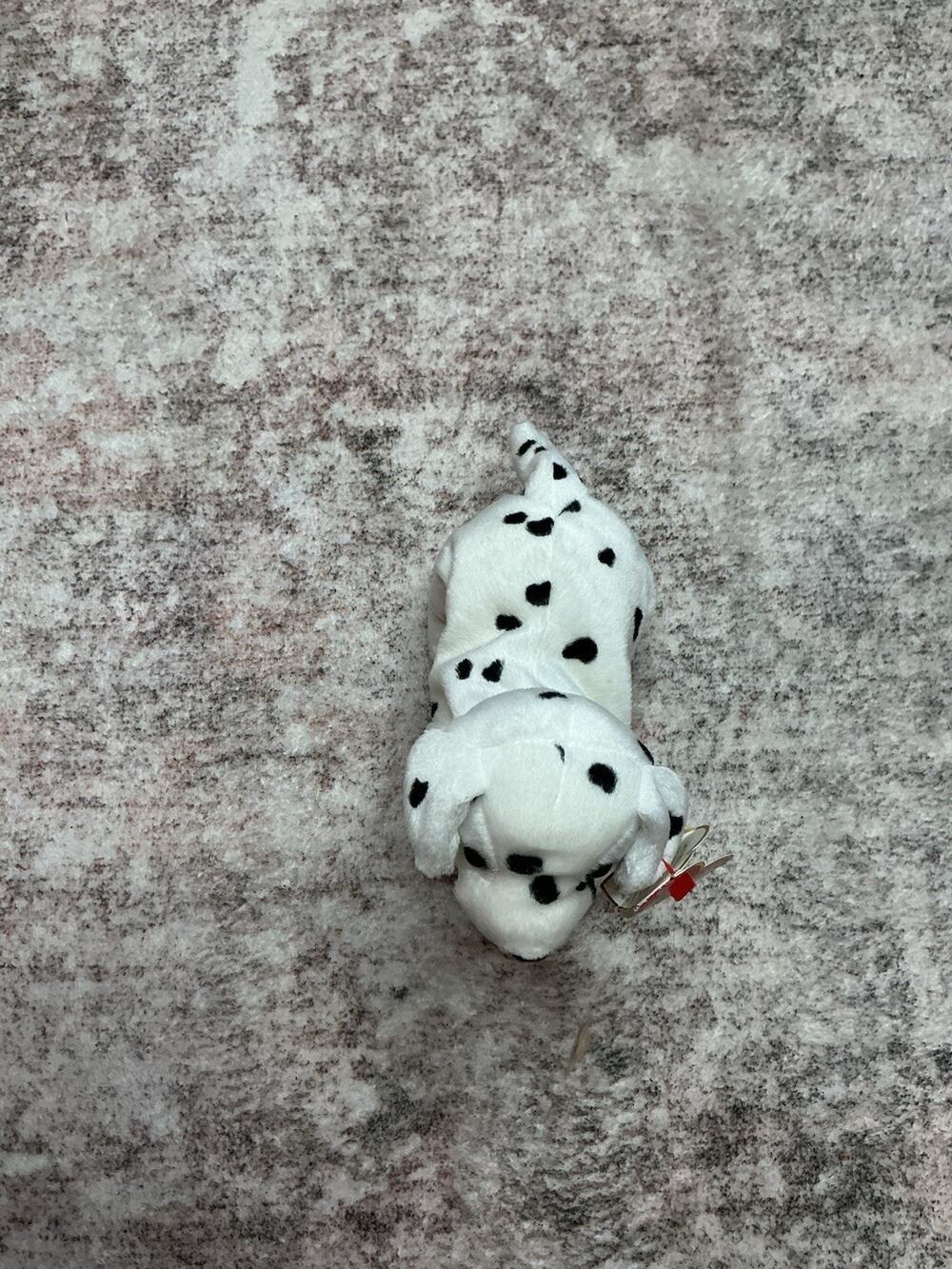 TY FDNY Dalmatian Beanie Baby- Rescue 2001 (9/11 tribute) 6" tall